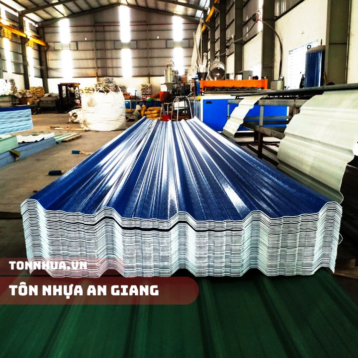 Tôn Nhựa 5 Sóng Vuông An Giang