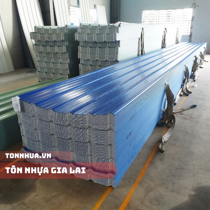 Tôn Nhựa 6 Sóng Vuông Gia Lai