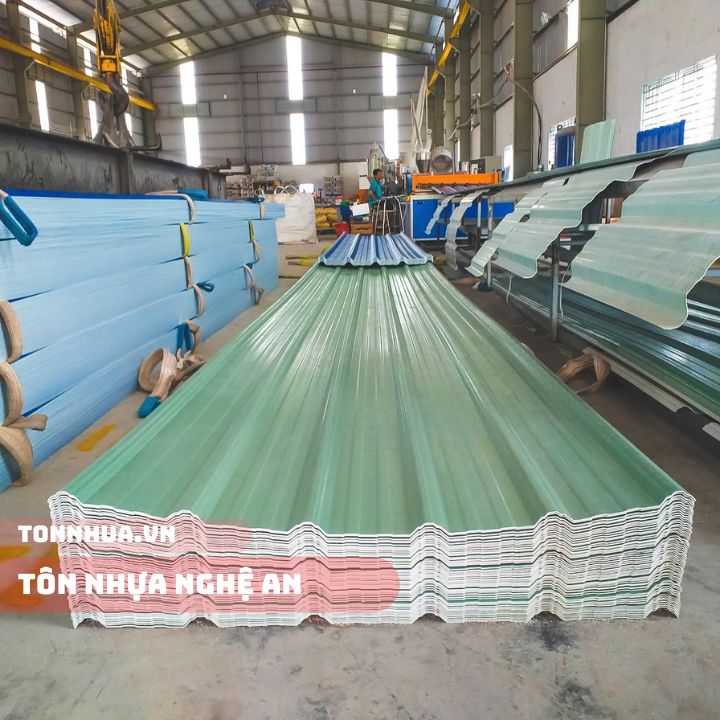 Tôn Nhựa 6 Sóng Vuông Nghệ An