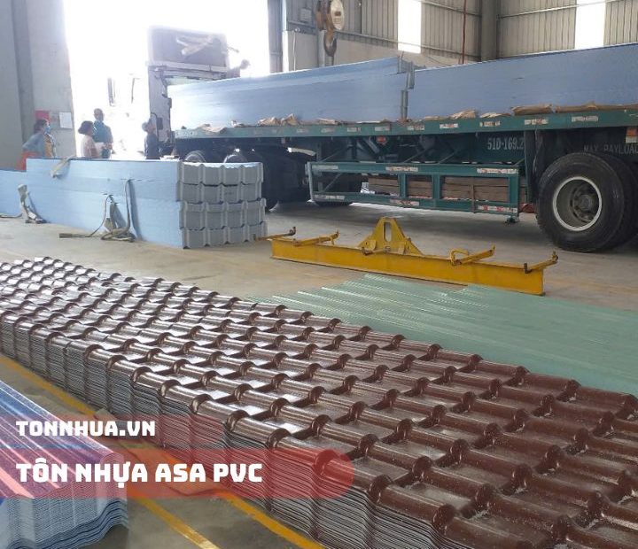 Tôn Nhựa 7 Sóng Ngói PVC ASA Hợp Hưng