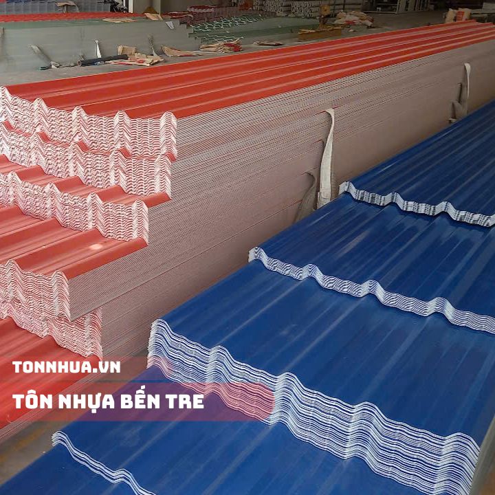 Tôn Nhựa 5 Sóng Vuông Bến Tre