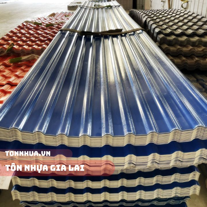 Tôn Nhựa 11 Sóng Vuông Gia Lai