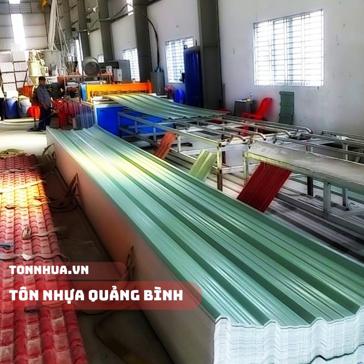 Dây Chuyền Sản Xuất Tôn Nhựa Quảng Bình