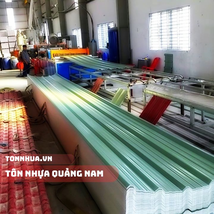 Dây Chuyền Sản Xuất Tôn Nhựa Quảng Nam