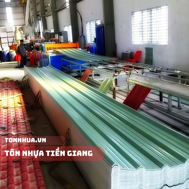 Dây Chuyền Sản Xuất Tôn Nhựa Tiền Giang
