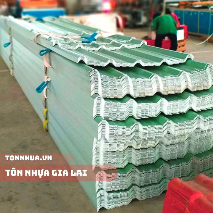Tôn Nhựa 5 Sóng Vuông Gia Lai